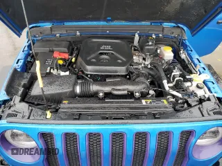 2023 Jeep Wrangler Sport S with VIN 1C4HJXDNXPW543376, listed as a Copart auction lot 86488024 with 35,935 mi miles and Salvage Title. Bid and sale history available at DreamBid. Image 12.