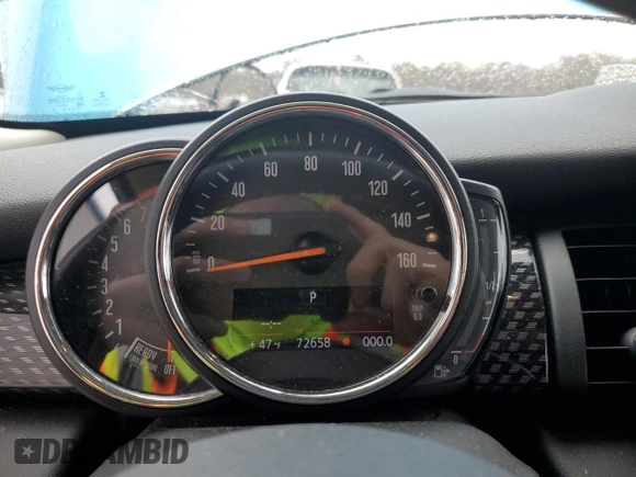 2018 MINI Hardtop 4 Door Cooper S with VIN WMWXU3C5XJ2F51652, listed as a Copart auction lot 88960935 with 72,658 mi miles and Salvage title. Bid and sale history available at DreamBid. Image 9.