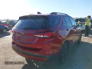 2022 Chevrolet Equinox RS with VIN 2GNAXMEV0N6138347, listed as a IAAI auction lot 41655277 with 26,526 mi miles and . Bid and sale history available at DreamBid. Image 4.