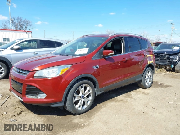 2016 Ford Escape Titanium with VIN 1FMCU0JX6GUC37684, listed as a IAAI auction lot 41829191 with 88,032 mi miles. Bid and sale history available at carsss.com. Image 17.