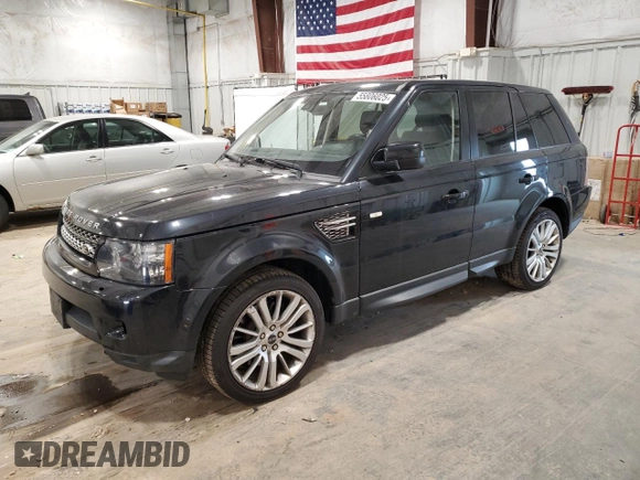 2012 Land Rover Range Rover Sport HSE Lux with VIN SALSK2D49CA722232, listed as a Copart auction lot 55806025 with 114,835 mi miles and Clean Title. Bid and sale history available at DreamBid. Image 1.