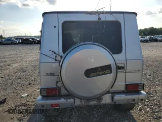 2005 Mercedes-Benz G-Class with VIN WDCYR49EX5X162368, listed as a Copart auction lot 53579154 with 151,040 mi miles and Salvage Title. Bid and sale history available at carsss.com. Image 6.