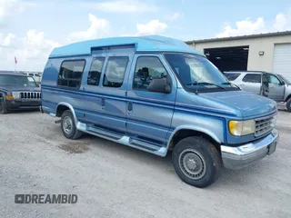 1994 Ford Econoline Cargo z VIN 1FDHS24HXRHB91364, wystawiony jako IAAI lot #42482721 z przebiegiem 88 658 mil mil oraz . Historia ofert i sprzedaży dostępna na DreamBid. Obrazek 1.