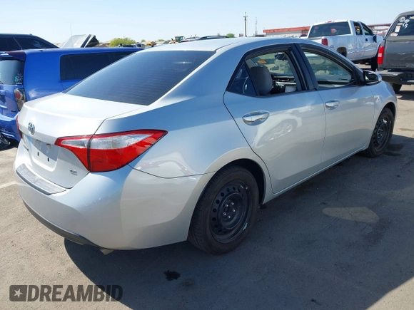 2015 Toyota Corolla L with VIN 5YFBURHE5FP345816, listed as a IAAI auction lot 41982255 with Not Provided miles and . Bid and sale history available at DreamBid. Image 4.