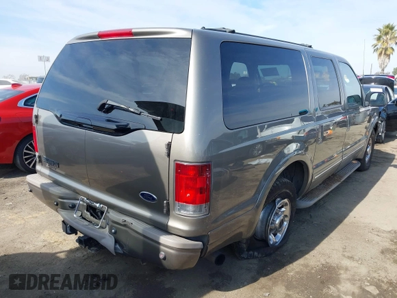 2003 Ford Excursion Limited z VIN 1FMNU42P83EC62184, wystawiony jako IAAI lot #41467896 z przebiegiem 258 965 mil mil oraz . Historia ofert i sprzedaży dostępna na DreamBid. Obrazek 4.