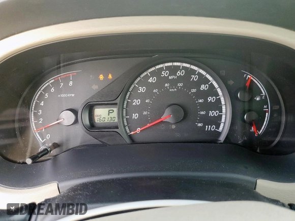 2014 Toyota Sienna LE AAS with VIN 5TDKK3DC0ES433847, listed as a Copart auction lot 63260025 with 160,130 mi miles and Salvage title. Bid and sale history available at DreamBid. Image 9.