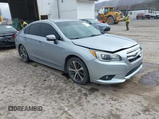 2015 Subaru Legacy 2.5i Limited with VIN 4S3BNAJ63F3067928, listed as a IAAI auction lot 41891477 with 180,369 mi miles. Bid and sale history available at carsss.com. Image 1.