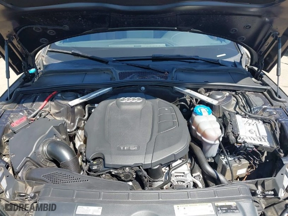 2018 Audi A5 Sportback Premium Plus with VIN WAUBNCF58JA119812, listed as a IAAI auction lot 42001597 with 55,396 mi miles. Bid and sale history available at carsss.com. Image 10.