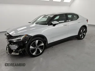 2023 Polestar 2 with VIN YSMED3KA3PL145838, listed as a Copart auction lot 80521434 with 28,384 mi miles and Salvage Title. Bid and sale history available at carsss.com. Image 1.