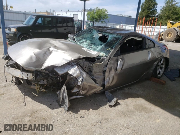 2008 Nissan 350Z Enthusiast with VIN JN1BZ34E78M750881, listed as a Copart auction lot 52996015 with 192,599 mi miles and Salvage Title. Bid and sale history available at carsss.com. Image 1.