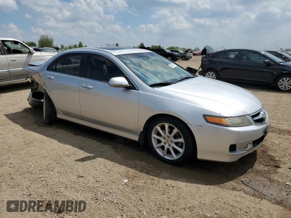 2006 Acura TSX with VIN JH4CL96876C039423, listed as a Copart auction lot 56887015 with 165,274 mi miles and Salvage title. Bid and sale history available at DreamBid. Image 4.