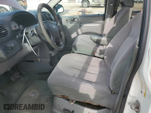 2007 Dodge Grand Caravan SE with VIN 1D4GP24E87B176680, listed as a Copart auction lot 64906593 with Not Provided miles and Salvage Title. Bid and sale history available at DreamBid. Image 7.