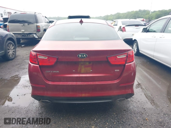 2015 Kia Optima LX with VIN 5XXGM4A7XFG455242, listed as a IAAI auction lot 42501654 with 139,209 mi miles and . Bid and sale history available at DreamBid. Image 16.