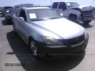2006 Lexus IS 350 with VIN JTHBE262X65008146, listed as a IAAI auction lot 22159151 with Not Provided miles and . Bid and sale history available at DreamBid. Image 1.
