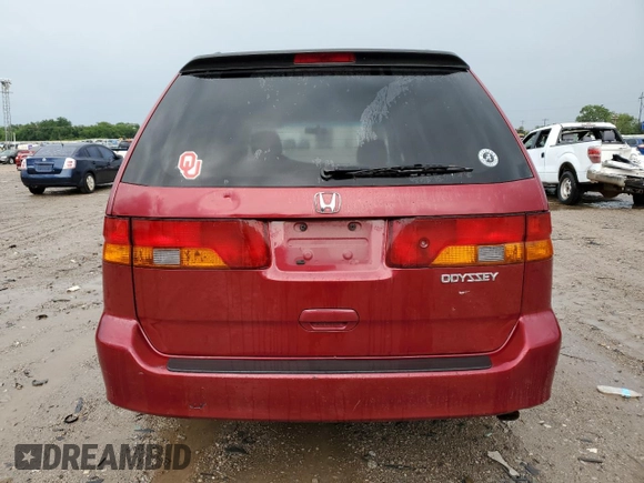 2003 Honda Odyssey EX with VIN 5FNRL18643B129670, listed as a Copart auction lot 85890784 with 222,216 mi miles and Salvage Title. Bid and sale history available at DreamBid. Image 6.