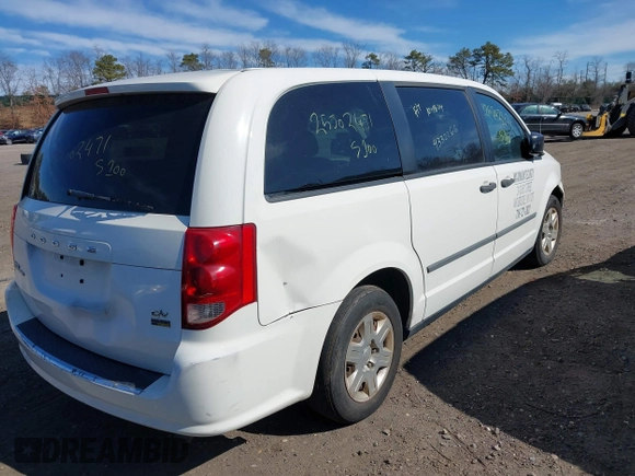 2011 Dodge Grand Caravan Cargo with VIN 2D4RN1AG1BR731817, listed as a IAAI auction lot 41766459 with Not Provided miles. Bid and sale history available at carsss.com. Image 4.