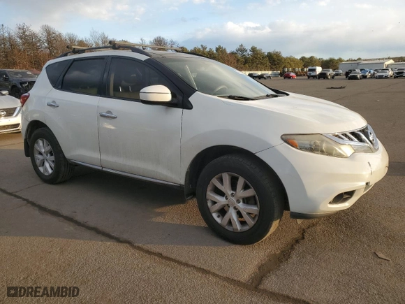 2013 Nissan Murano SL with VIN JN8AZ1MW6DW318243, listed as a Copart auction lot 42705105 with 162,469 mi miles and Salvage Title. Bid and sale history available at carsss.com. Image 4.