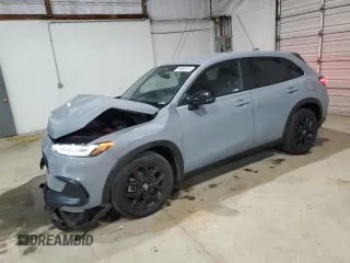 2024 Honda HR-V Sport with VIN 3CZRZ2H5XRM733458, listed as a Copart auction lot 56963075 with 22,956 mi miles and Salvage title. Bid and sale history available at DreamBid. Image 1.