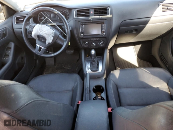 2012 Volkswagen Jetta Sedan SE w/Convenience & Sunroof with VIN 3VWDX7AJ0CM323024, listed as a Copart auction lot 46757115 with 0 mi miles and Salvage Title. Bid and sale history available at carsss.com. Image 8.