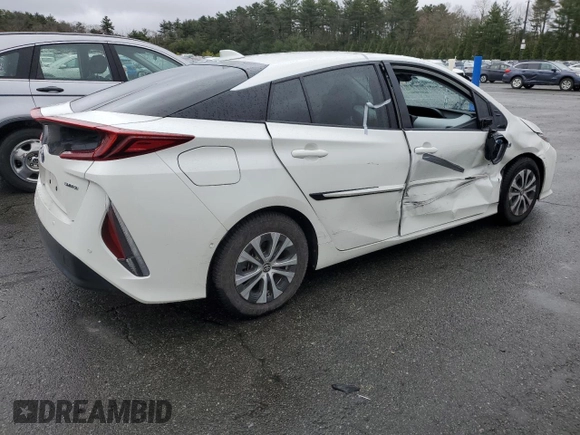 2020 Toyota Prius LE with VIN JTDKARFP0L3154371, listed as a Copart auction lot 51844005 with 34,134 mi miles and Salvage Title. Bid and sale history available at DreamBid. Image 3.
