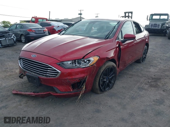 2019 Ford Fusion SE with VIN 3FA6P0HD2KR178210, listed as a IAAI auction lot 41665064 with 1 mi miles. Bid and sale history available at carsss.com. Image 6.