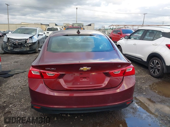 2016 Chevrolet Malibu LS with VIN 1G1ZB5ST9GF326627, listed as a IAAI auction lot 40965081 with 111,548 mi miles and . Bid and sale history available at DreamBid. Image 16.