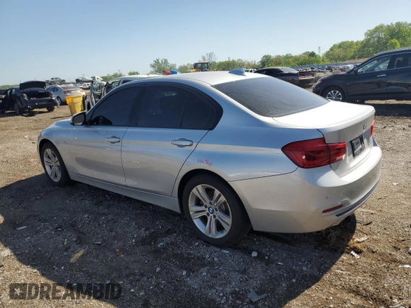 2016 BMW 3 Series 328i xDrive with VIN WBA8E3G53GNT80808, listed as a Copart auction lot 57236545 with 83,108 mi miles and Salvage title. Bid and sale history available at DreamBid. Image 2.