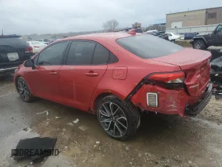 2020 Toyota Corolla XSE with VIN JTDT4RCE5LJ037959, listed as a Copart auction lot 80001954 with 84,643 mi miles and Salvage Title. Bid and sale history available at carsss.com. Image 2.