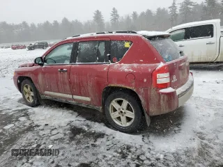 2007 Jeep Compass Limited with VIN 1J8FF57W67D256591, listed as a Copart auction lot 44167335 with 179,456 mi miles and Salvage Title. Bid and sale history available at carsss.com. Image 2.