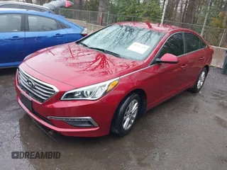2015 Hyundai Sonata 2.4L SE with VIN 5NPE24AF7FH188232, listed as a IAAI auction lot 41811518 with 140,850 mi miles. Bid and sale history available at carsss.com. Image 17.