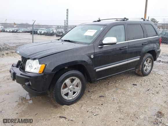 2006 Jeep Grand Cherokee Overland with VIN 1J8HR68296C308382, listed as a IAAI auction lot 41466673 with 167,028 mi miles. Bid and sale history available at carsss.com. Image 2.