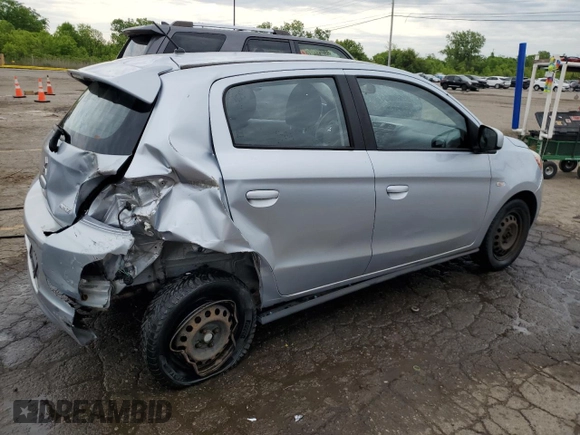 2015 Mitsubishi Mirage DE z VIN ML32A3HJ2FH047743, wystawiony jako Copart lot #58861625 z przebiegiem 117 016 mil mil oraz Czysty tytuł • Clean title. Historia ofert i sprzedaży dostępna na DreamBid. Obrazek 3.