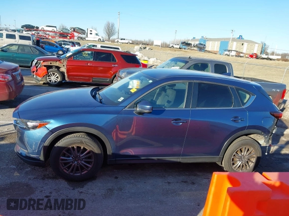 2018 Mazda CX-5 Sport with VIN JM3KFBBM6J0446262, listed as a IAAI auction lot 41410799 with 155,807 mi miles. Bid and sale history available at carsss.com. Image 15.
