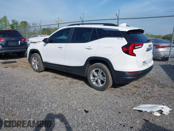 2022 GMC Terrain SLE with VIN 3GKALTEV2NL127462, listed as a IAAI auction lot 42169220 with 37,573 mi miles and . Bid and sale history available at DreamBid. Image 3.