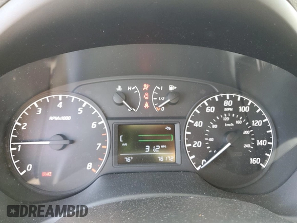 2019 Nissan Sentra SV with VIN 3N1AB7AP6KY443879, listed as a Copart auction lot 53153215 with 76,172 mi miles and Salvage Title. Bid and sale history available at carsss.com. Image 9.