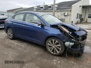 2019 Hyundai Accent Limited with VIN 3KPC34A3XKE059443, listed as a Copart auction lot 52823964 with 44,983 mi miles and Salvage Title. Bid and sale history available at carsss.com. Image 4.