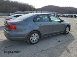 2012 Volkswagen Jetta Sedan SE w/Convenience PZEV with VIN 3VWDP7AJ5CM123515, listed as a Copart auction lot 47457175 with 150,954 mi miles and Salvage Title. Bid and sale history available at carsss.com. Image 3.