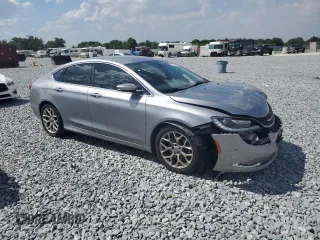 2015 Chrysler 200 C with VIN 1C3CCCEG4FN523839, listed as a Copart auction lot 51481695 with 96,694 mi miles and Salvage Title. Bid and sale history available at carsss.com. Image 4.
