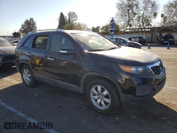 2012 Kia Sorento LX with VIN 5XYKT4A22CG281174, listed as a Copart auction lot 88546905 with Not Provided miles and Clean Title. Bid and sale history available at carsss.com. Image 4.