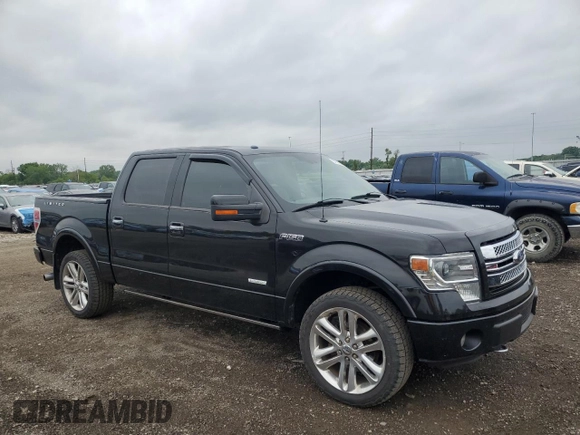 2013 Ford F-150 XL with VIN 1FTFW1ET8DFB03249, listed as a Copart auction lot 57122515 with 113,124 mi miles and Salvage title. Bid and sale history available at DreamBid. Image 4.