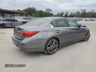 2014 Infiniti Q50 Hybrid Sport with VIN JN1AV7AP2EM690346, listed as a Copart auction lot 79770594 with 114,964 mi miles and Salvage Title. Bid and sale history available at carsss.com. Image 3.