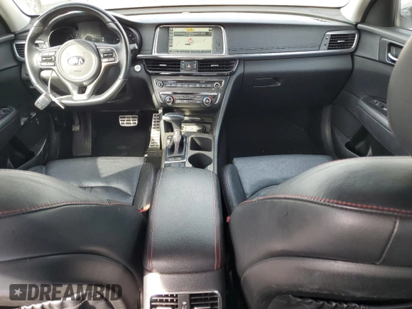 2016 Kia Optima SX Turbo with VIN 5XXGW4L2XGG048888, listed as a Copart auction lot 53429325 with 127,284 mi miles and Salvage title. Bid and sale history available at DreamBid. Image 8.
