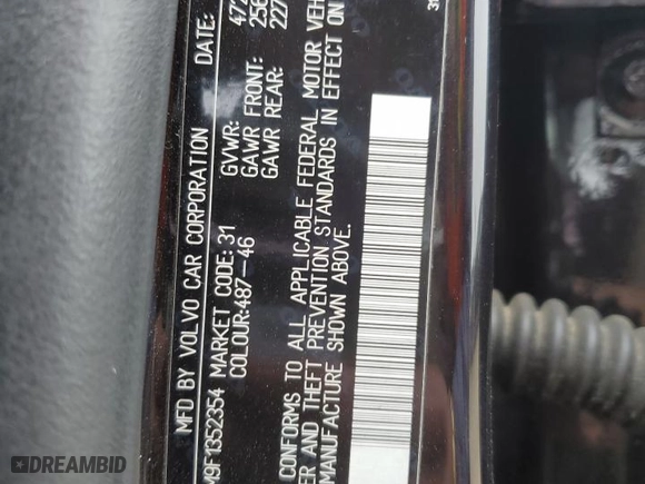 2015 Volvo S60 T5 Drive-E Platinum with VIN YV126MFM9F1352354, listed as a Copart auction lot 42824875 with NaN miles and Salvage Title. Bid and sale history available at carsss.com. Image 13.