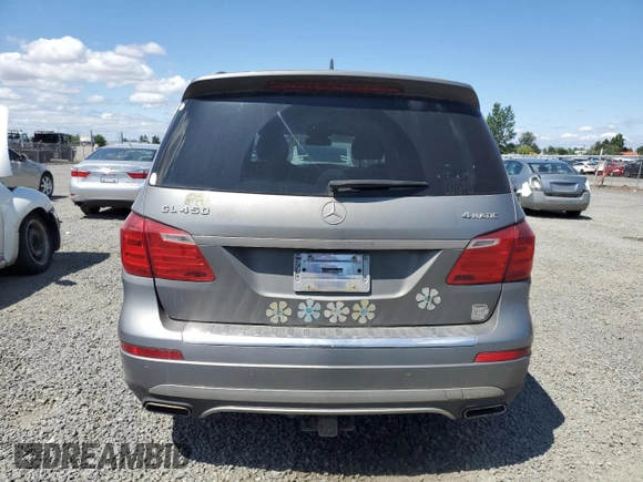 2014 Mercedes-Benz GL 450 with VIN 4JGDF7CE7EA272364, listed as a Copart auction lot 62952615 with 146,621 mi miles and Clean title. Bid and sale history available at DreamBid. Image 6.