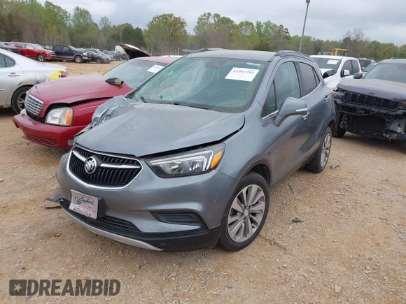 2019 Buick Encore Preferred with VIN KL4CJASB6KB898376, listed as a IAAI auction lot 41957292 with 41,894 mi miles. Bid and sale history available at carsss.com. Image 17.
