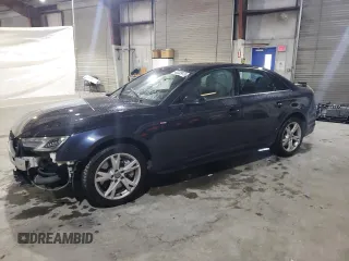 2018 Audi A4 with VIN WAUDNBF47JA222939, listed as a Copart auction lot 43233175 with 109,312 mi miles and Salvage title. Bid and sale history available at DreamBid. Image 1.