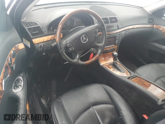 2009 Mercedes-Benz E 350 with VIN WDBUH87X99B438401, listed as a Copart auction lot 43974375 with 236,551 mi miles and Salvage Title. Bid and sale history available at DreamBid. Image 8.