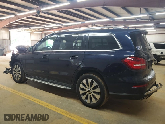 2019 Mercedes-Benz GLS 450 with VIN 4JGDF6EE0KB222595, listed as a Copart auction lot 54243465 with 82,664 mi miles and Salvage Title. Bid and sale history available at DreamBid. Image 2.