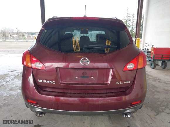 2010 Nissan Murano SL with VIN JN8AZ1MW3AW101440, listed as a IAAI auction lot 41703253 with 183,137 mi miles. Bid and sale history available at carsss.com. Image 17.