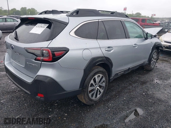 2024 Subaru Outback Premium with VIN 4S4BTAFC5R3138857, listed as a IAAI auction lot 42323614 with 4,878 mi miles and . Bid and sale history available at DreamBid. Image 4.